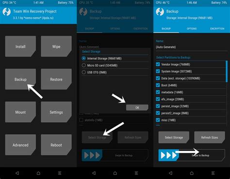 crear copias de seguridad nandroid con twrp
